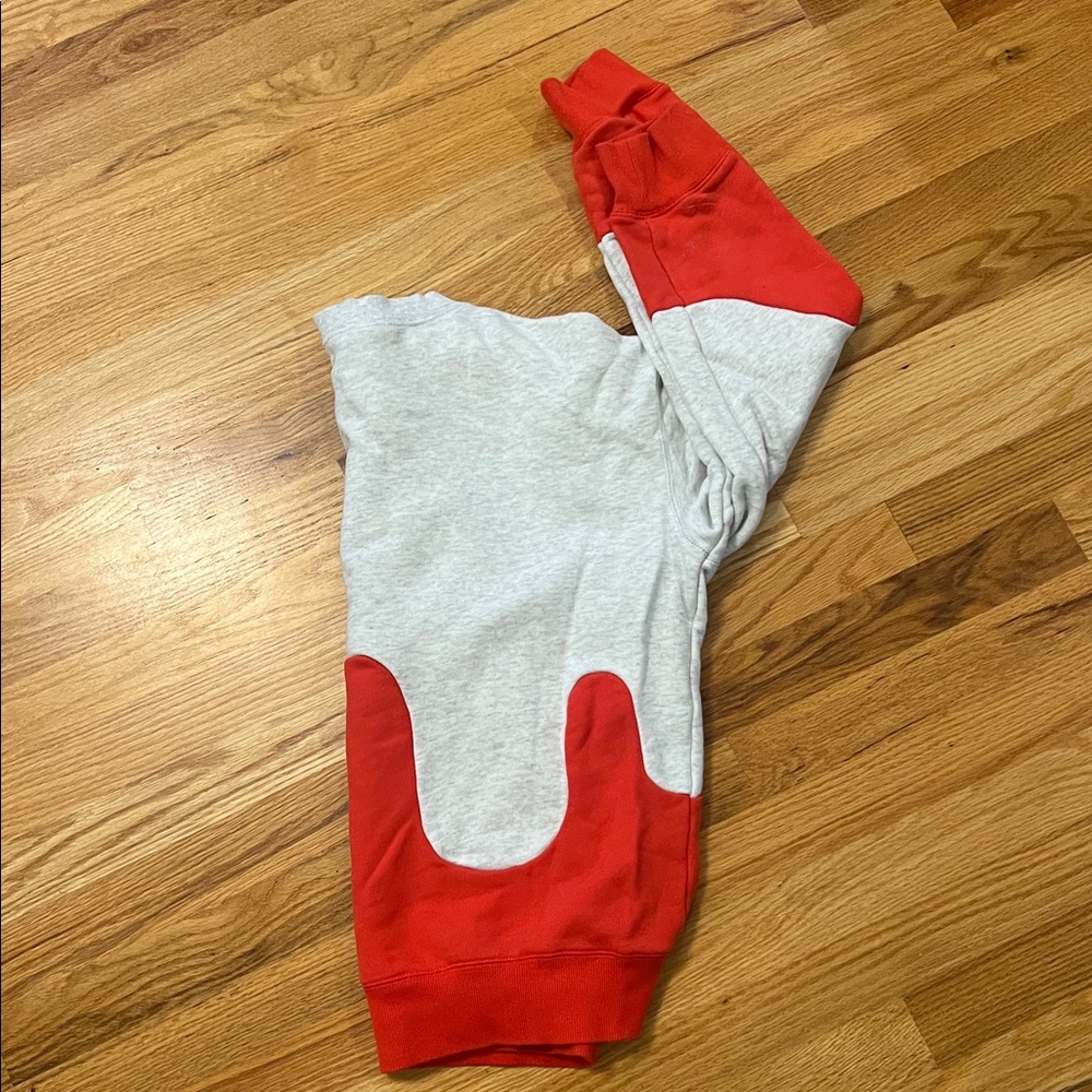 Icecream Gray Red Drip Sweatshirt - Picture 4 of 4